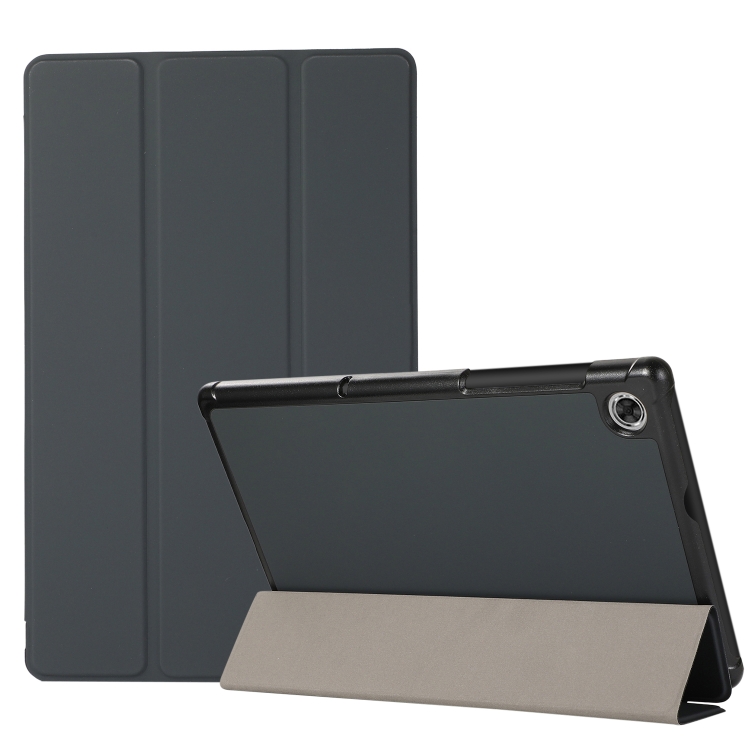 Husa p/u Lenovo Tab M10 HD (X306) 3-folding Carte Piele (Black)